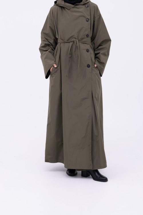 Trench Imperméable Estelle olive
