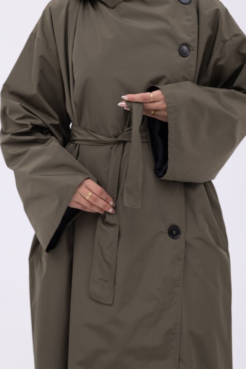 Trench Imperméable Estelle olive
