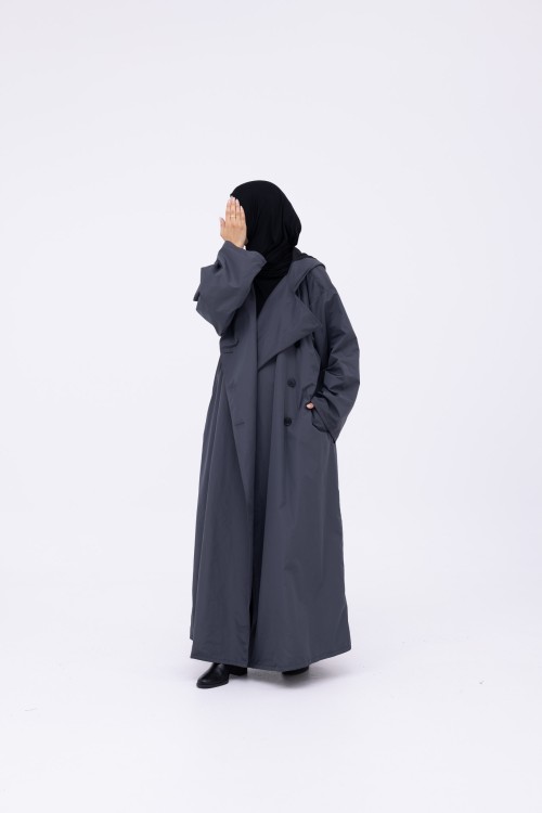 Trench Imperméable Estelle gris