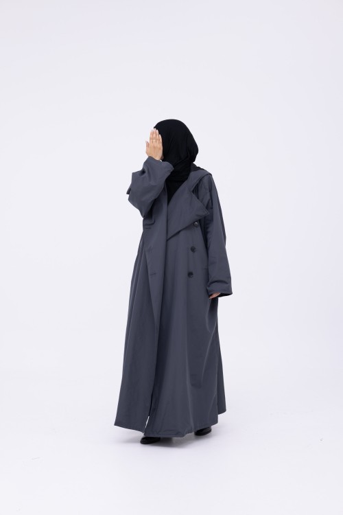 Trench Imperméable Estelle gris