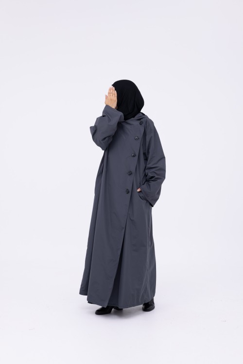 Trench Imperméable Estelle gris