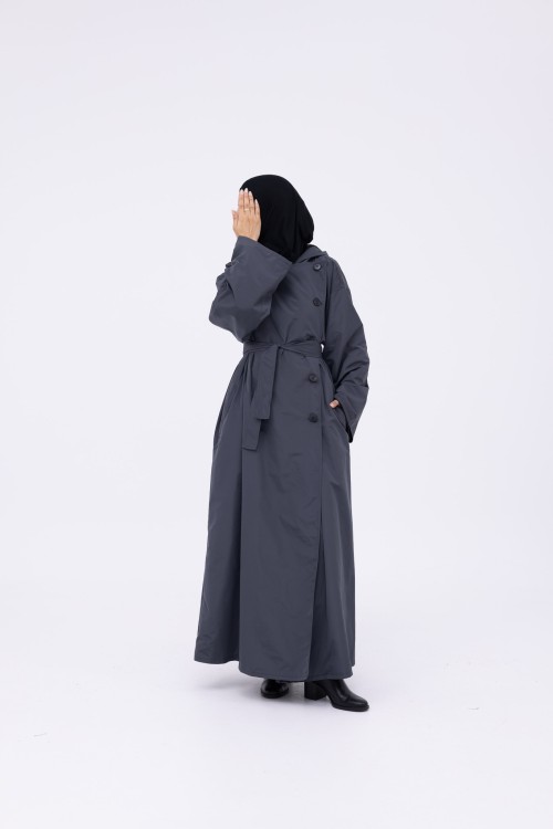 Trench Imperméable Estelle gris