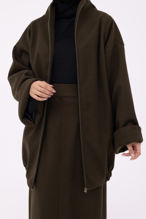 Pauline veste olive