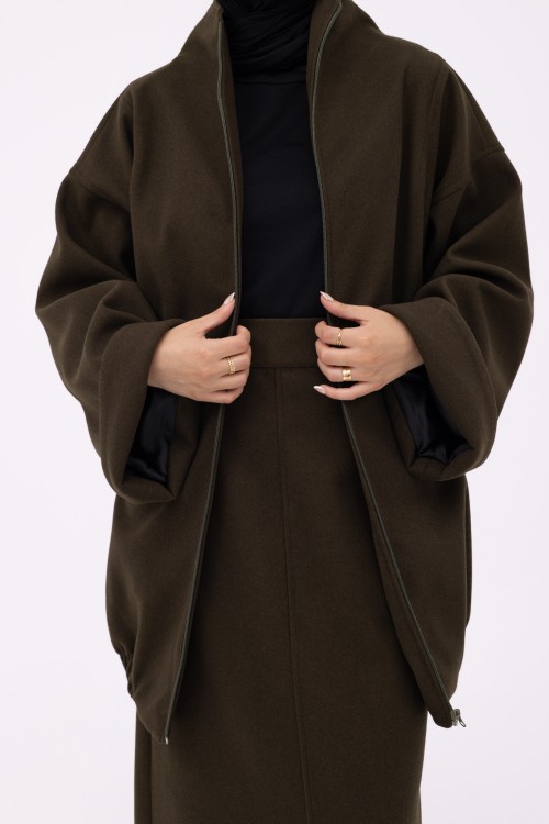 Pauline veste olive
