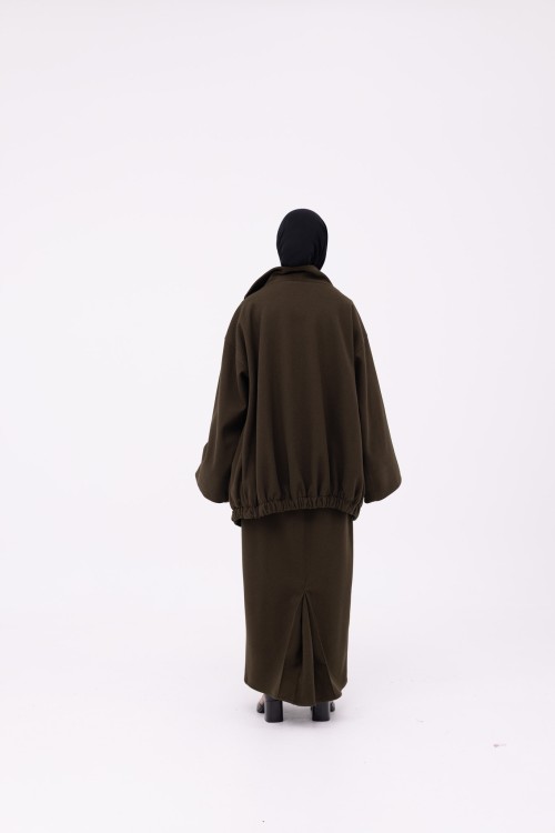 Pauline veste olive