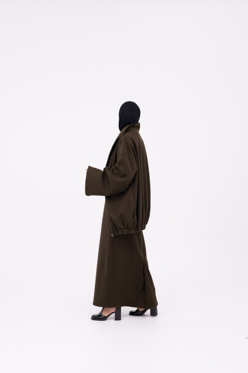 Pauline veste olive