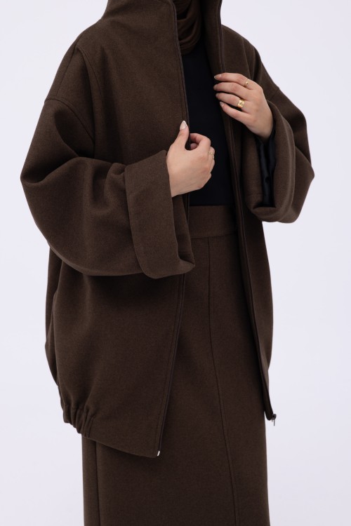 Pauline veste marron