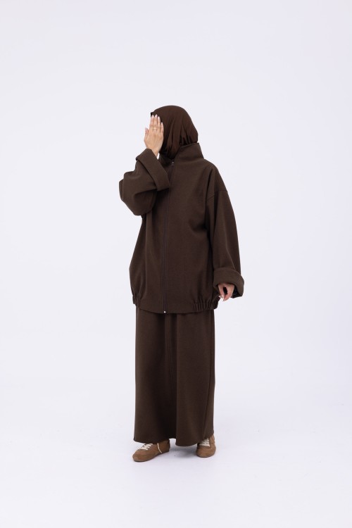 Pauline veste marron