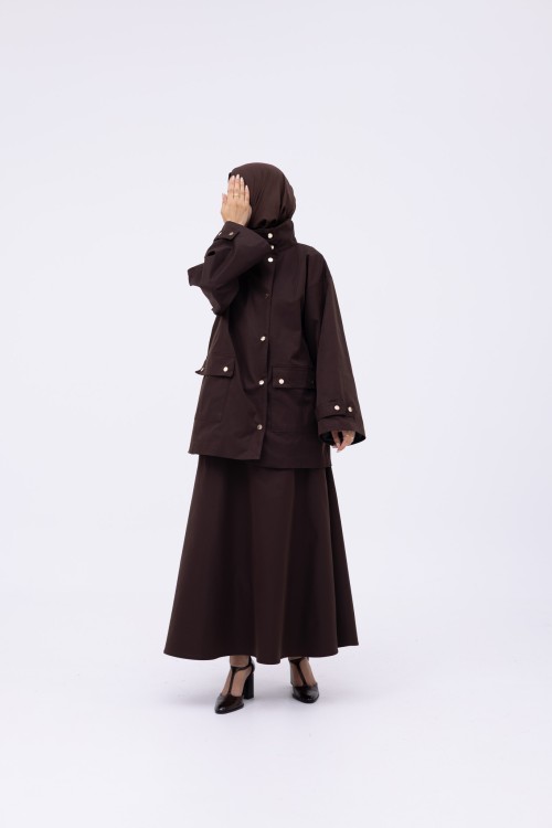 Ensemble Adèle marron