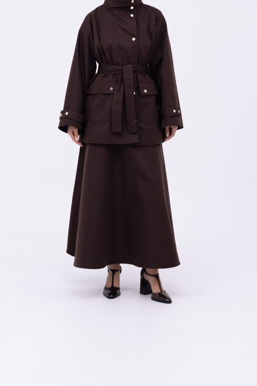 Ensemble Adèle marron