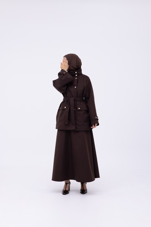 Ensemble Adèle marron