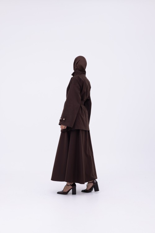 Ensemble Adèle marron