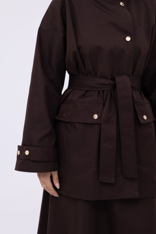 Ensemble Adèle marron