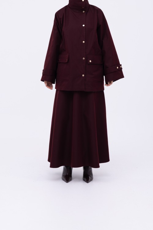 Ensemble Adèle burgundy