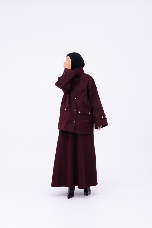 Ensemble Adèle burgundy