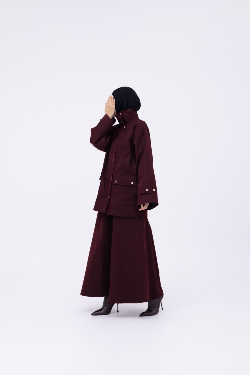 Ensemble Adèle burgundy