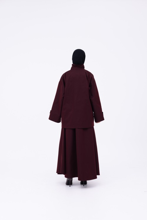 Ensemble Adèle burgundy