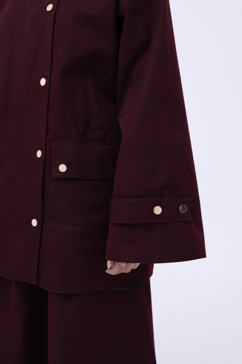 Ensemble Adèle burgundy