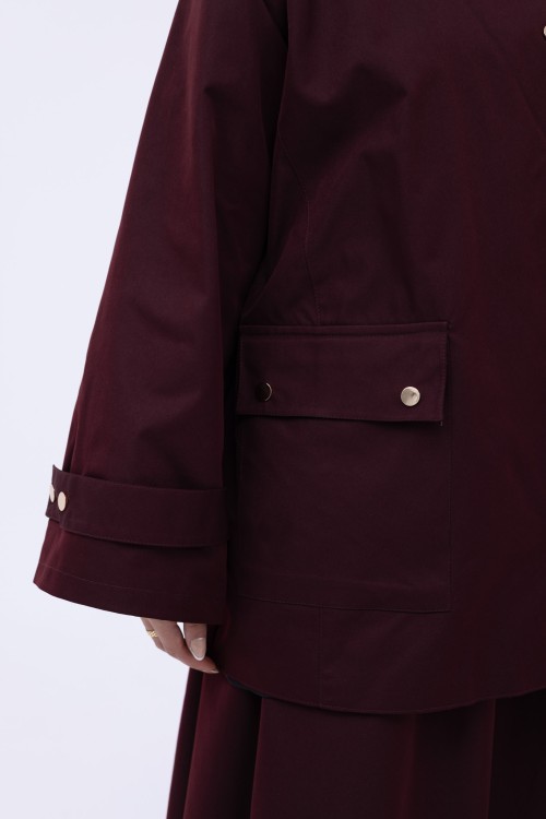 Ensemble Adèle burgundy