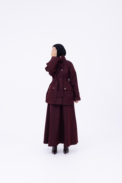 Ensemble Adèle burgundy