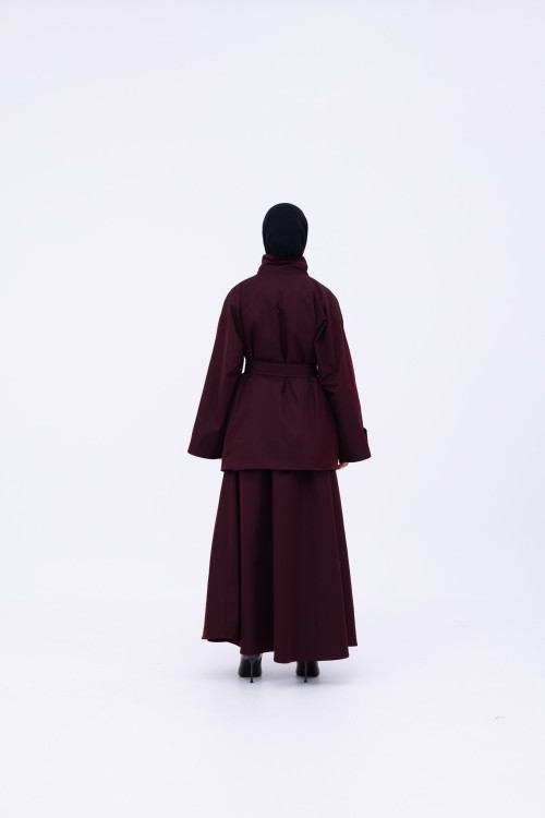 Ensemble Adèle burgundy