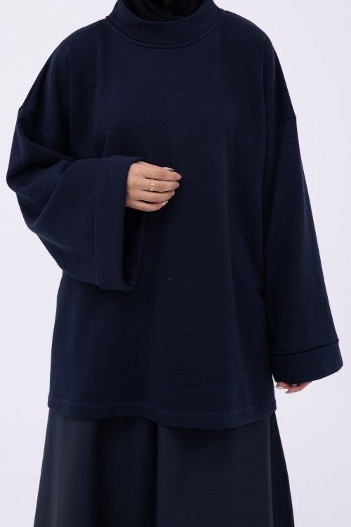 Pull Lucie bleu nuit