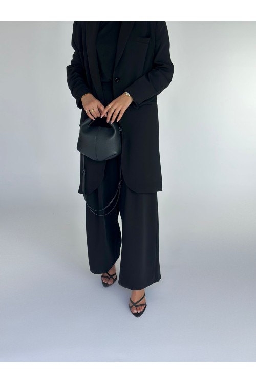 Ensemble Tyna noir (palazzo)