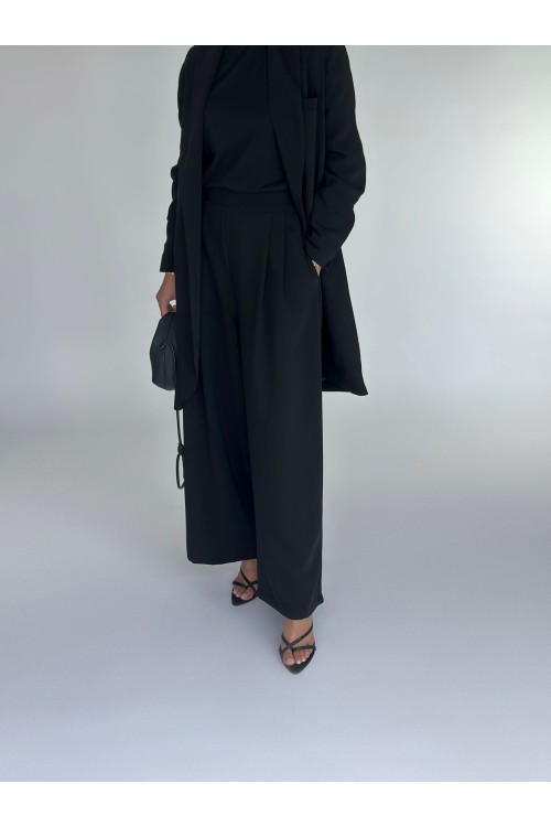 Ensemble Tyna noir (palazzo)
