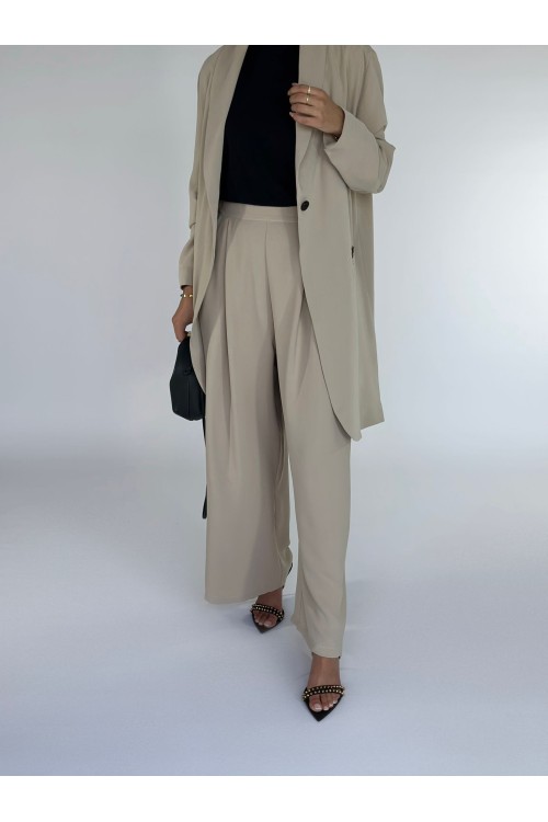 Ensemble Tyna beige (palazzo)