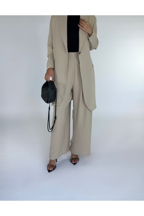Ensemble Tyna beige (palazzo)