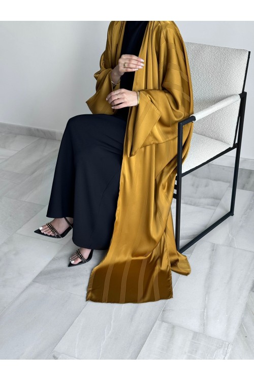 Abaya joya ocre