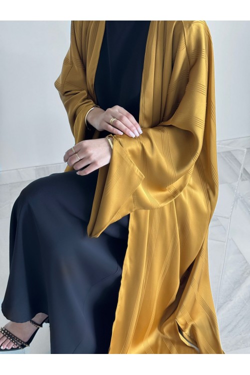 Abaya joya ocre