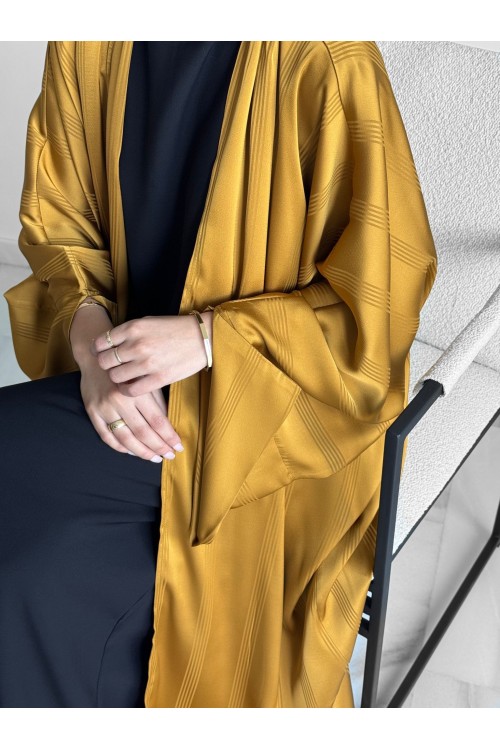 Abaya joya ocre