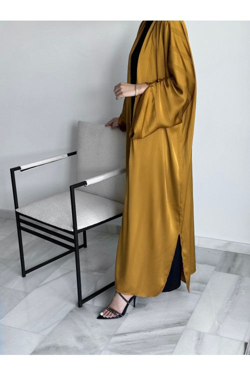 Abaya joya ocre