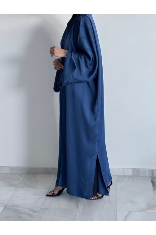 Abaya joya bleu saphyr