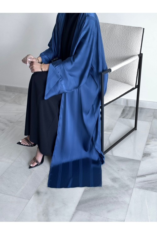 Abaya joya bleu saphyr