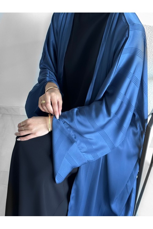 Abaya joya bleu saphyr