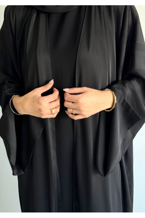 Abaya joya noire