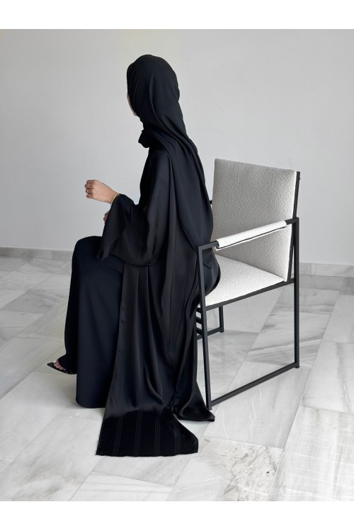 Abaya joya noire