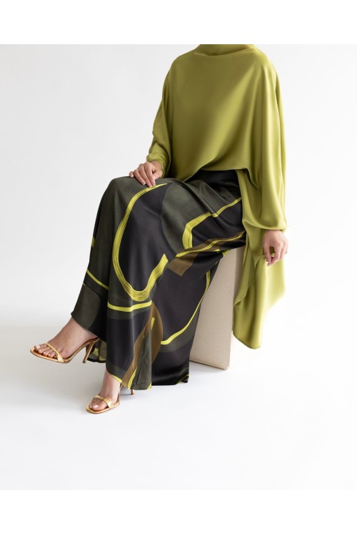 Jupe Malaysia Imprimé lime