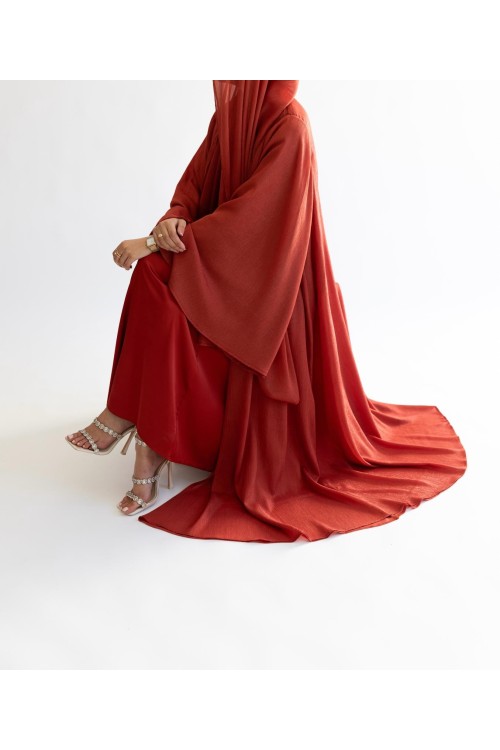 Ensemble 3 pièces Iris terracotta
