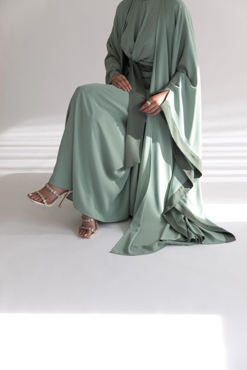 Ensemble Catalina vert amande & olive