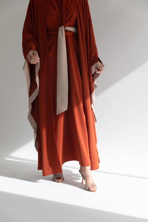 Ensemble Catalina terracotta & beige