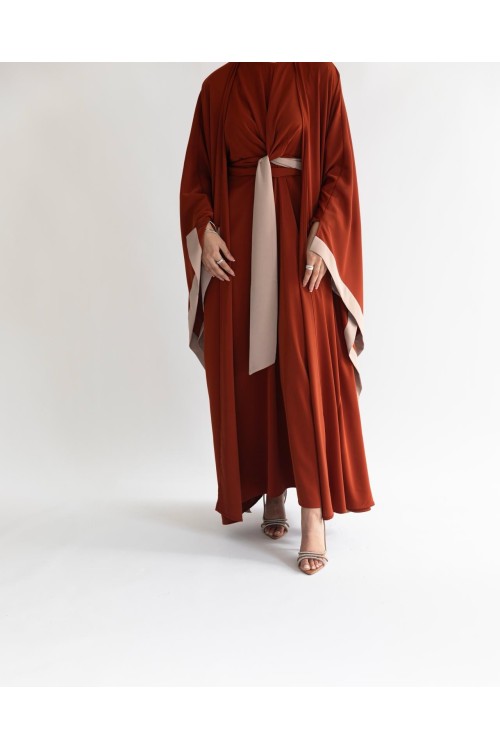 Ensemble Catalina terracotta & beige