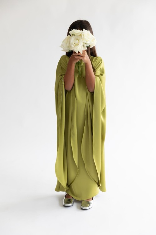 Robe Arya enfant lime