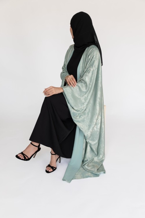 Abaya Dana vert sauge