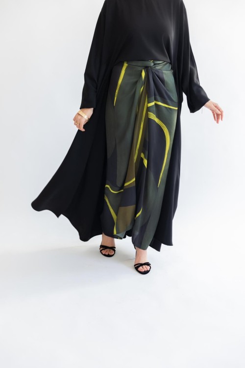 Jupe Carmela Imprimée lime