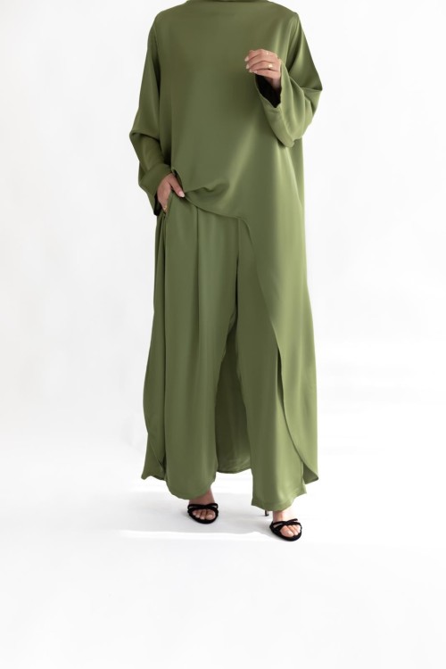 Ensemble Ambre olive