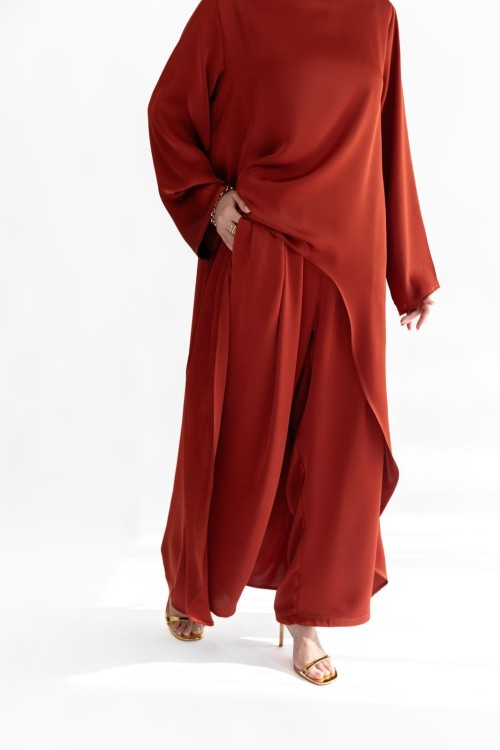 Ensemble Ambre terracotta