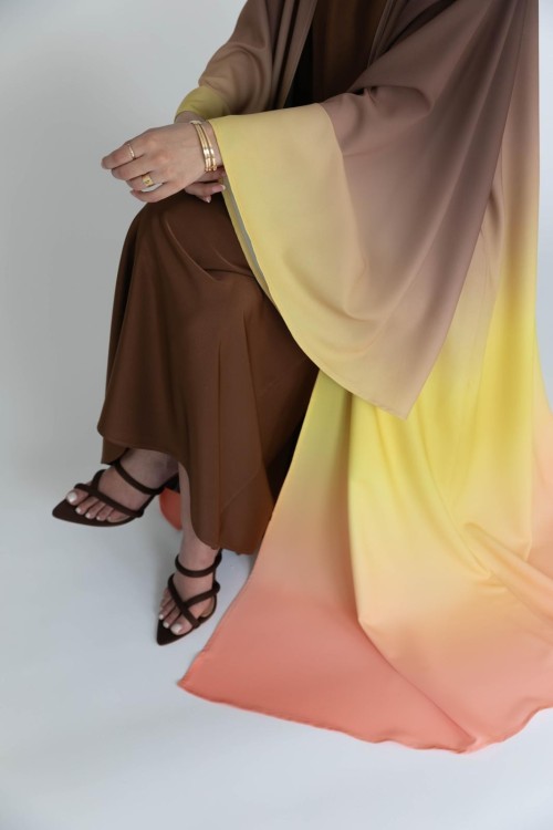 Abaya Alyna jaune